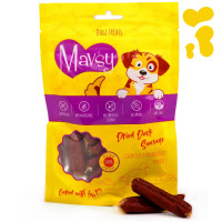 Лакомство для собак Mavsy сосиски из утки, 100 г