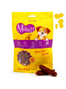 Ласощі для собак Mavsy сосиски з качки, 100 г
