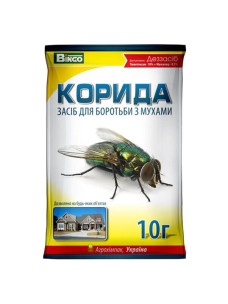 Корида 10 г інсектицид для знищення мух та ґедзів, Агрохімпак
