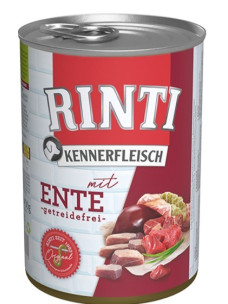 Консерва для собак Rinti Kennerfleisch 400г з качкою б/з