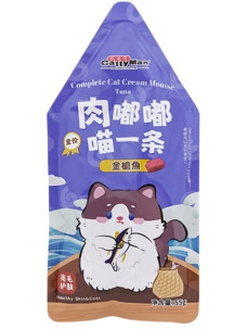 Консерва для котів Cattyman Complete Cream Mousse Tuna беззерновий мус з тунцем 55г