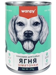 Консерва для собак Wanpy 375г ягня