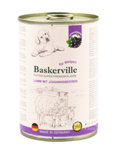 Влажный корм для щенков Baskerville Holistic Ягненок и смородина, 800 г