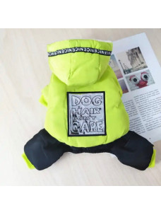 Комбінезон ХL Alfa Dog салатно-чорний Д-32-34см ОГ-42-47см ОШ-31см