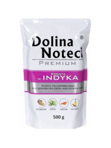 Вологий корм ПАУЧ для собак Dolina Noteci Premium Dog з індичкою 500 г