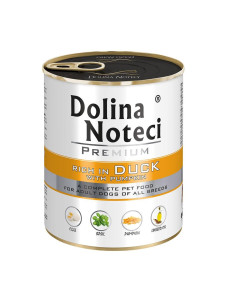 Вологий корм ПАУЧ для собак Dolina Noteci Premium Dog Adult з качкою і гарбузом, 800г