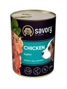 Вологий корм Savory Chicken Puppy з куркою для цуценят, 400 г