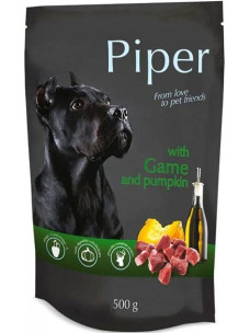 Вологий корм ПАУЧ для собак Dolina Noteci Piper Dog з дичиною та гарбузом, 500 г
