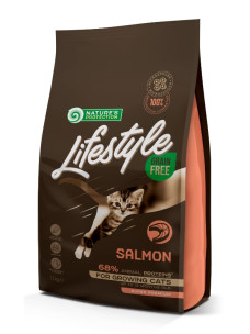 Сухий беззерновий корм Nature's Protection Lifestyle Grain Free White Fish Adult Cat (NPLS45959) з білою рибою для дорослих котів, 1,5кг