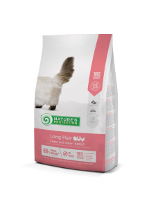 Сухий корм Nature's Protection Long Hair (NPS45761) з м’ясом птиці для дорослих котів з довгою шерстю, 2 кг