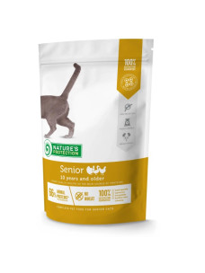 Сухий корм Nature's Protection Senior (NPS45781) з м’ясом птиці для літніх котів, 400 г