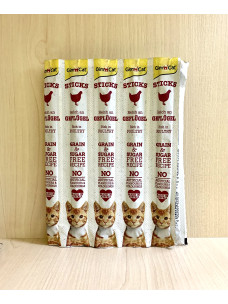 Ласощі для кішок GimCat Sticks Poultry grain-free палички з м'ясом птиці, 10 шт х 20 г