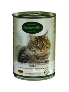 Влажный корм для кошек Baskerville Телятина, 400 г
