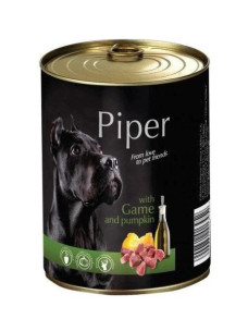 Вологий корм для собак Dolina Noteci Piper Dog з дичиною та гарбузом, 400 г
