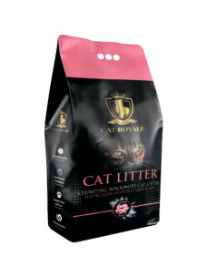 Бентонитовый наполнитель для туалета кошек Cat Royale Детская пудра, 10 л