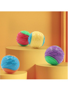 Игрушка Мяч УНИ Дентал резиновый двухцветный со звуком 6,5см