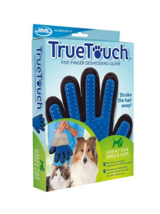 Перчатка True Touch для вычесывания шерсти животных, левая