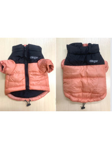 Куртка Ginger синтепон водонепроницаемая на молнии черно-коралловая M Д-30 ОГ-52 ОШ-37см