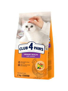 Club 4 Paws Adult Cats Urinary Health - сухой корм для поддержания здоровья мочевыводящей системы кошек 2 кг (Клуб 4 Лапы)