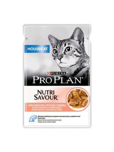 Вологий корм для дорослих котів з лососем Pro Plan Housecat 85 г