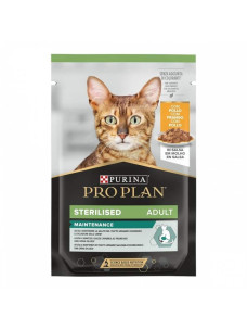 Вологий корм для стерилізованих котів з куркою Purina Pro Plan Sterilised 85 г