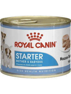 Вологий корм для вагітних собак і цуценят, Royal Canin Starter Мother & Вabydog Мousse, 195 г