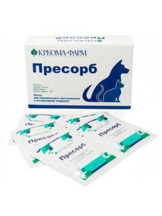 Пресорб — адсорбент для собак и кошек, 10 г, 20 пакетиков