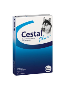 Противогельминтное средство для щенков и собак со вкусом печени, Ceva Cestal Plus (Цестал Плюс), 8 таблеток