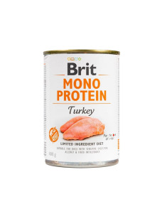 Вологий корм для собак Brit Mono Protein Dog (Бріт Моно Протеїн) з індичкою, 400 г