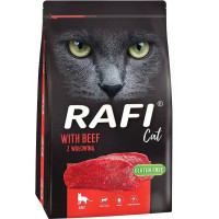 Корм для взрослых кошек с говядиной Rafi Cat 7 кг