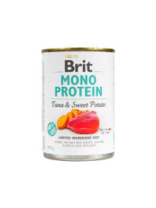 Вологий корм для собак Brit Mono Protein Dog (Бріт Моно Протеїн) з тунцем і бататом, 400 г