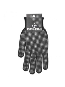 Рукавички робочі трикотажні Doloni 4410 з мікрокрапкою ПВХ, розмір 10 (XL), 13 клас, чорні