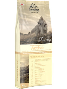 Корм для активных взрослых собак всех пород Carpathian Pet Food Active 12 кг