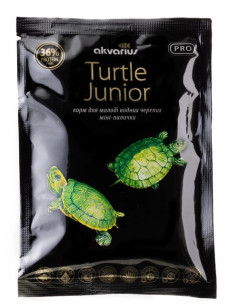 Корм для молодых пресноводных черепах Аквариус Turtle Junior мини-палочки 10 г