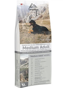 Корм для взрослых собак средних пород Carpathian Pet Food Medium Adult 12 кг