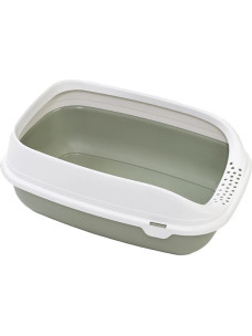 Туалет для котів Beta Plus Maxi Light Green з рамкою 49×39×17 см