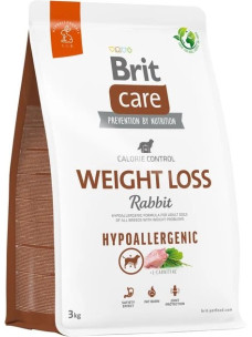Сухий корм для собак із зайвою вагою гіпоалергенний з кроликом Brit Care 3 кг