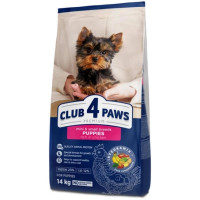 Корм для щенков малых и миниатюрных пород с курицей Club 4 Paws 14 кг