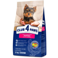 Корм для щенков миниатюрных и мелких пород с курицей Club 4 Paws 2 кг