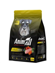 Сухой корм AnimAll Expert Choice для собак со свежей курицей, 2,5 кг