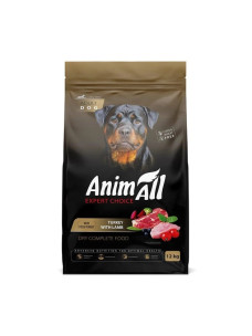 Корм для собак крупных пород AnimAll с индейкой и ягненком 12 кг