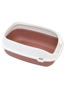 Туалет для кошек Beta Plus Small Bruno с рамкой 43×31×16 см