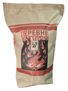 Вугілля деревне для розпалювання, 2,5 кг