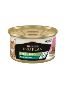 Вологий корм для стерилізованих котів з тунцем і лососем Purina Pro Plan Sterilised 85 г