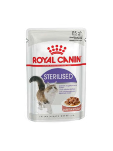 Вологий корм для дорослих стерилізованих кішок Royal Canin Sterilised Sauce, шматочки в соусі, 85 г