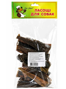 Лакомство для собак Рубец говяжий вяленый 500г