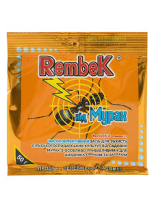 Інсектицид від мурах Rembek (Рембек), 50 г ТОВ Агропротекшен
