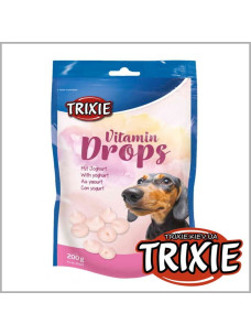Ласощі для собак Trixie Vitamin Drops йогуртові дропси з вітамінами 200 г