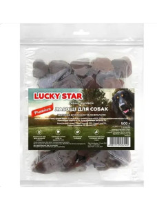 Лакомство для собак вяленое мясо утки в форме сердца Lucky Star 500 г