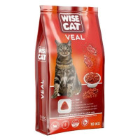 Корм сухой для котов Wise Cat телятина 10 кг